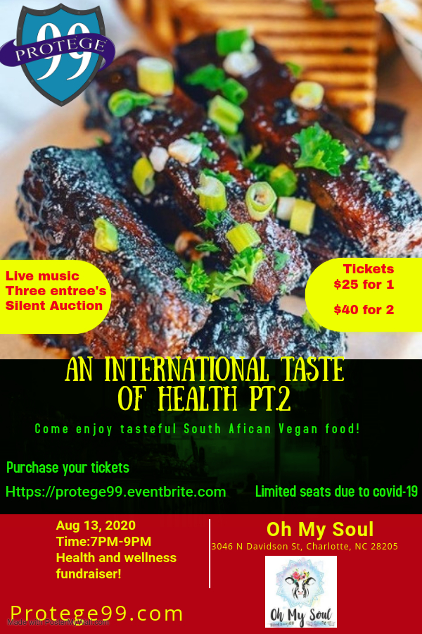 Protege99 International Taste Of Health 2020 Flyer